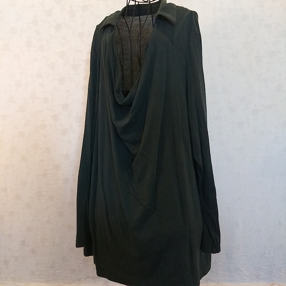 3X Dark Green Lands end top